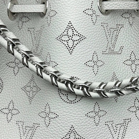 Louis Vuitton Bella Bucket Bag M57536 Brume Gray/Pink SOLD OUT like NEW - Picture 7 of 15